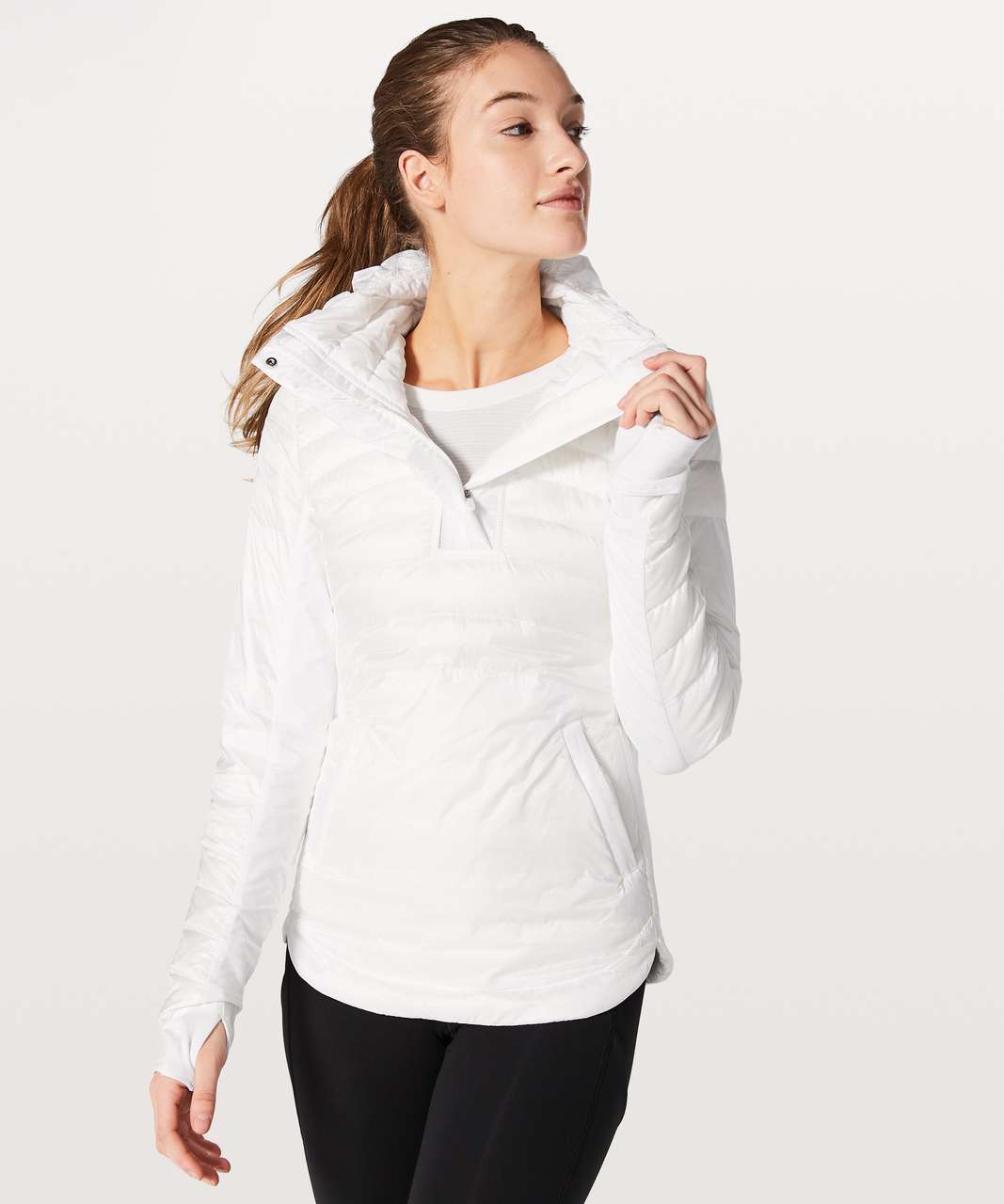 Lululemon Lightweight Run Jacket - White - lulu fanatics