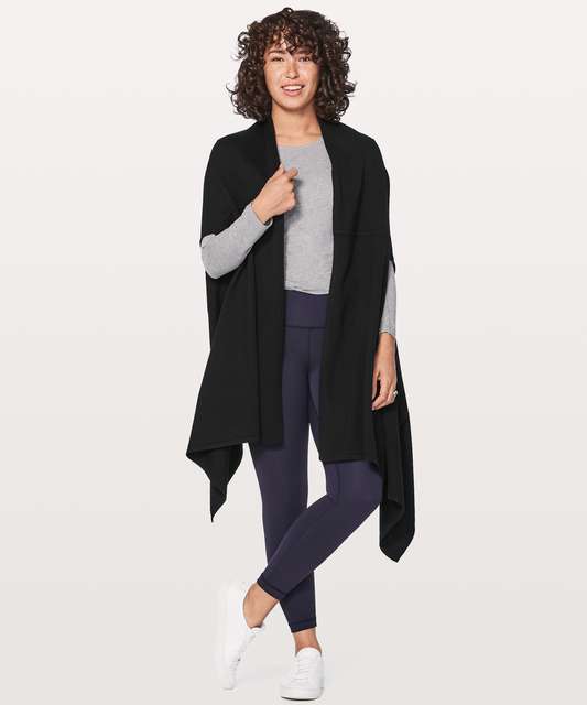 Lululemon Live Freely Wrap - Black / Angel Wing - lulu fanatics