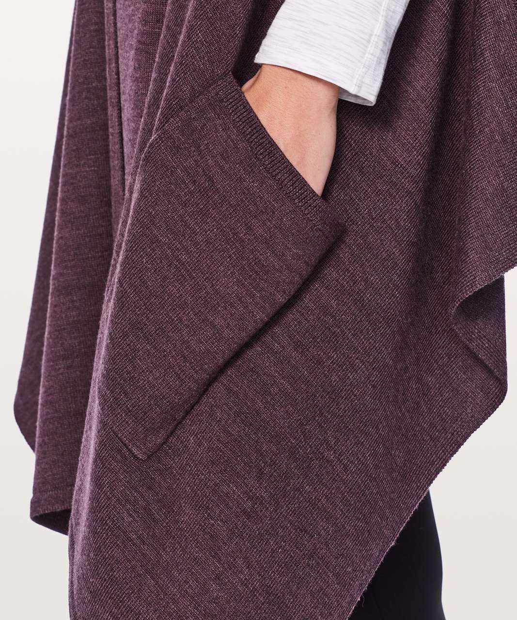 Lululemon Live Freely Wrap - Heathered Black Cherry