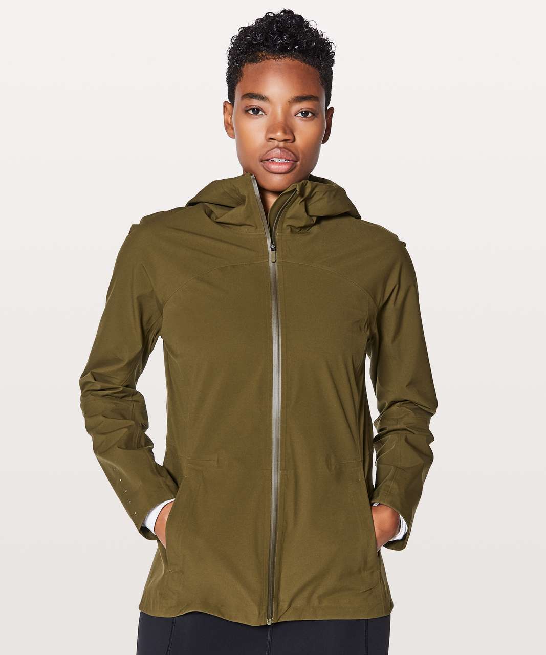 Lululemon Rain Rival Jacket - Deep Meadow - lulu fanatics