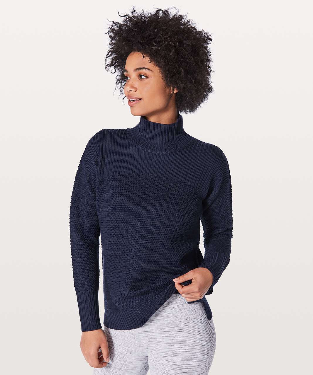 Lululemon Warm & Restore Sweater - Midnight Navy