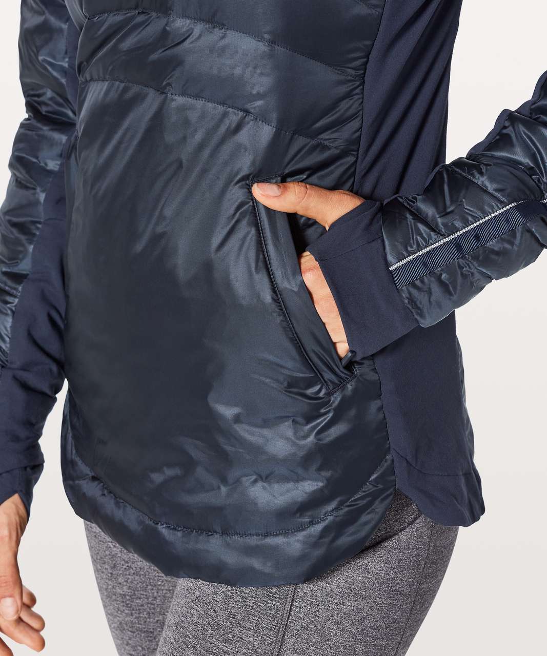 Lululemon Down For A Run Pullover II - Inkwell - lulu fanatics