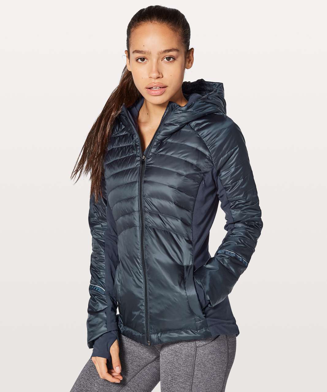 Lululemon Down For A Run Jacket II - Inkwell - lulu fanatics