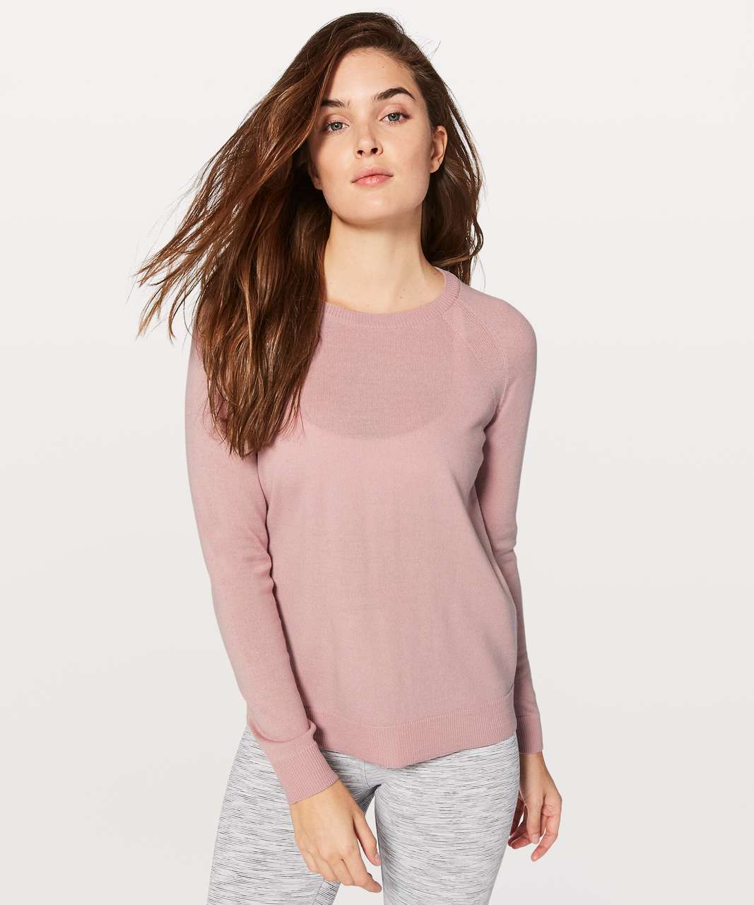 Lululemon Tied To You Sweater - Misty Pink