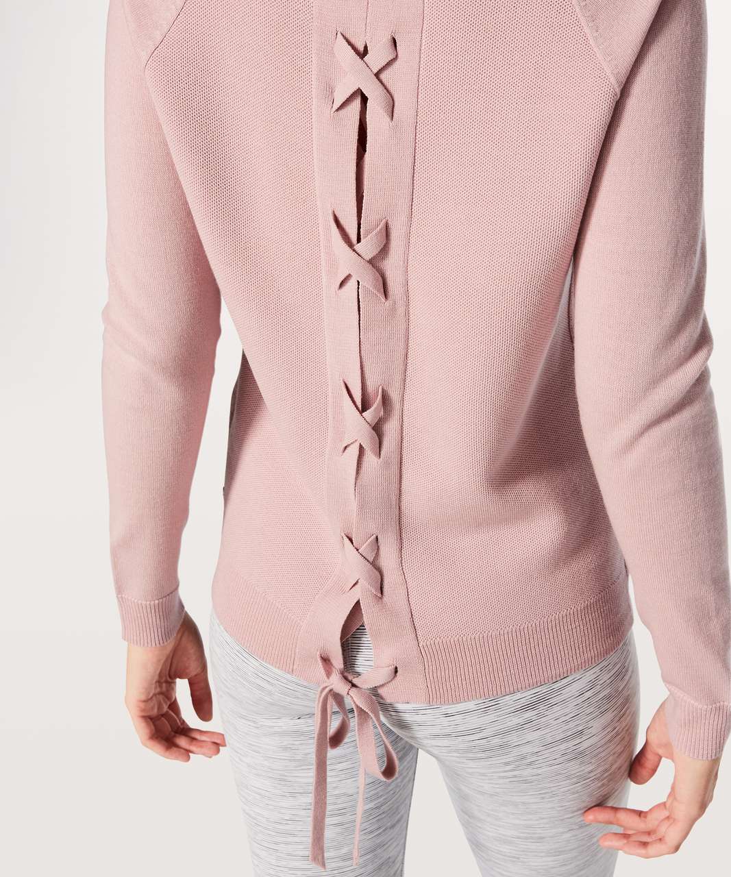 Lululemon Tied To You Sweater - Misty Pink