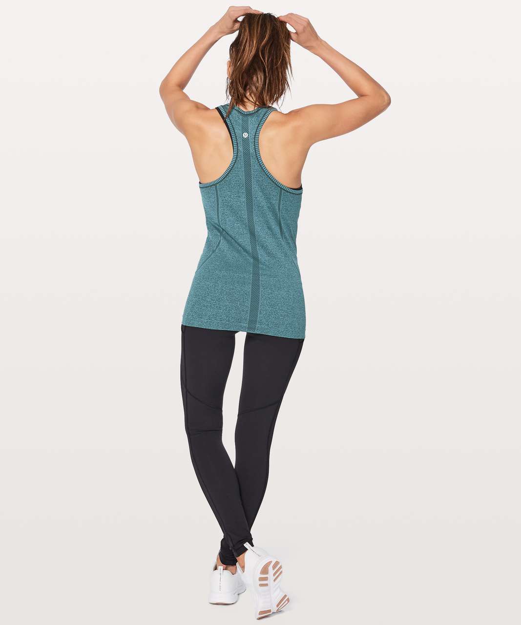 Lululemon Swiftly Tech Racerback - Black / Desert Teal