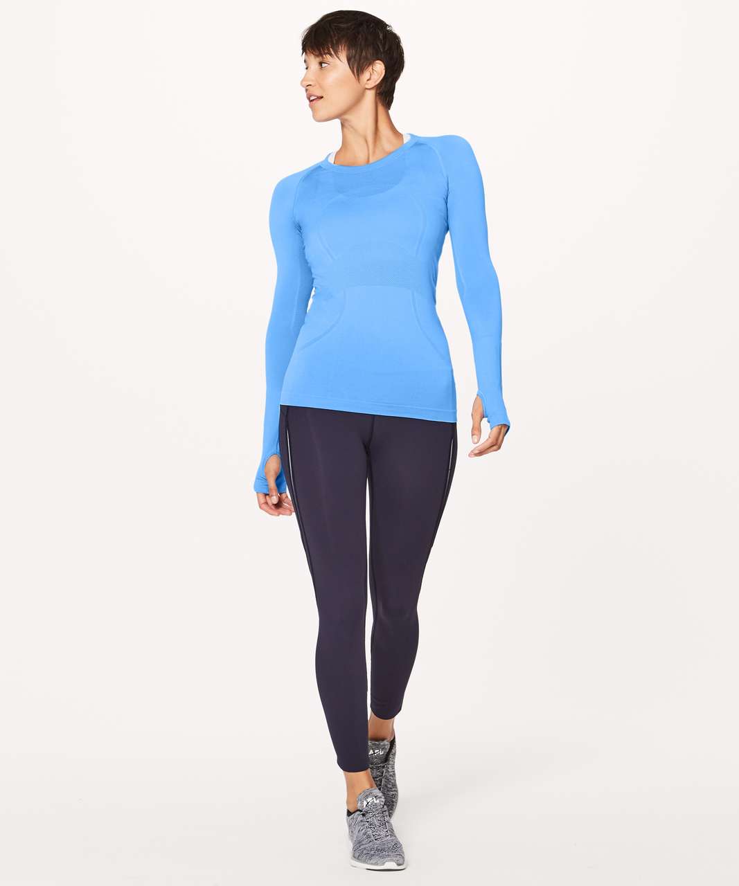 Lululemon Swiftly Tech Long Sleeve Crew - Aero Blue / Aero Blue