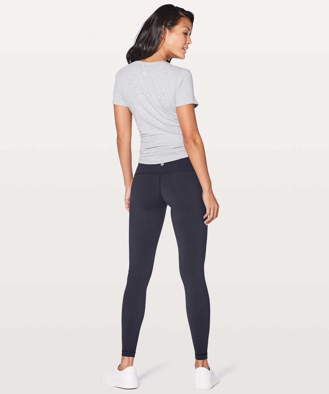 Lululemon Womens Blue Midnight Wunder Under Hi Rise Tight Leggings