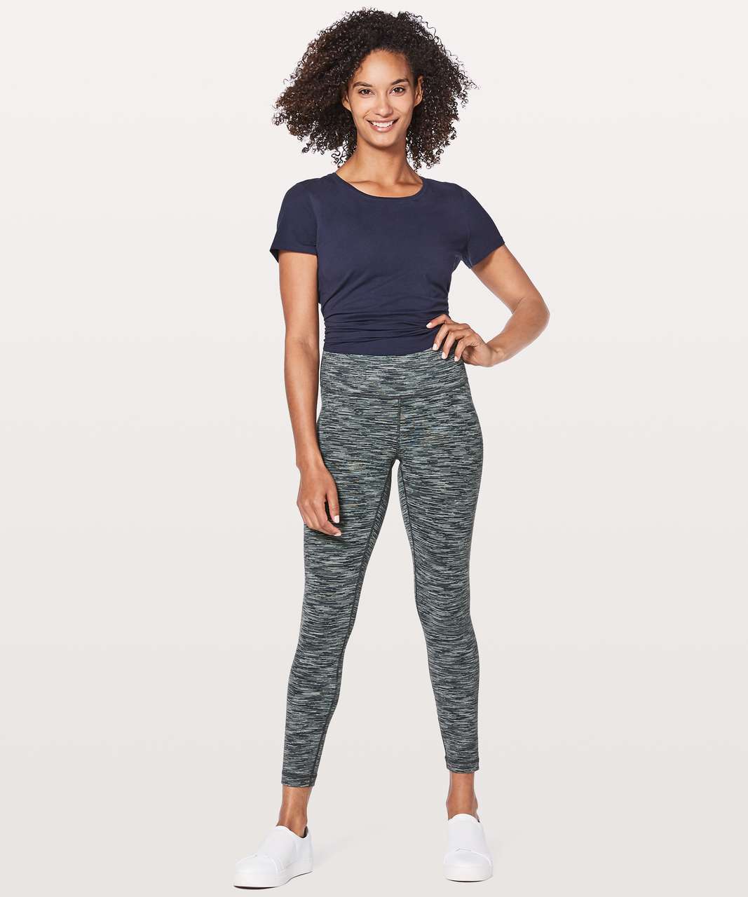 Lululemon Wunder Under Hi-Rise 7/8 Tight *25" - Wee Are From Space Black Slate