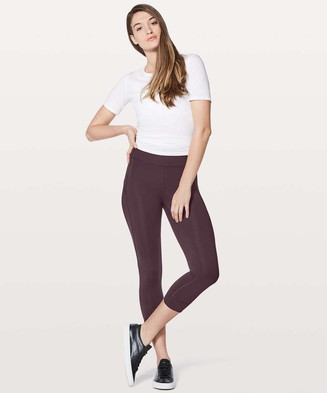 Lululemon In Movement Crop *Everlux 19 - Black - lulu fanatics