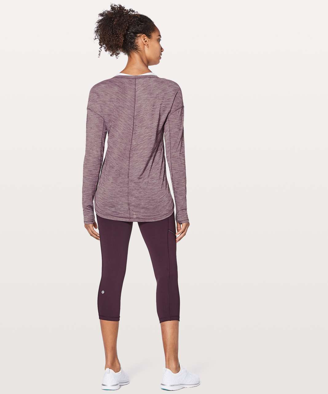 Lululemon Meant To Move Long Sleeve - Heathered Foxglove