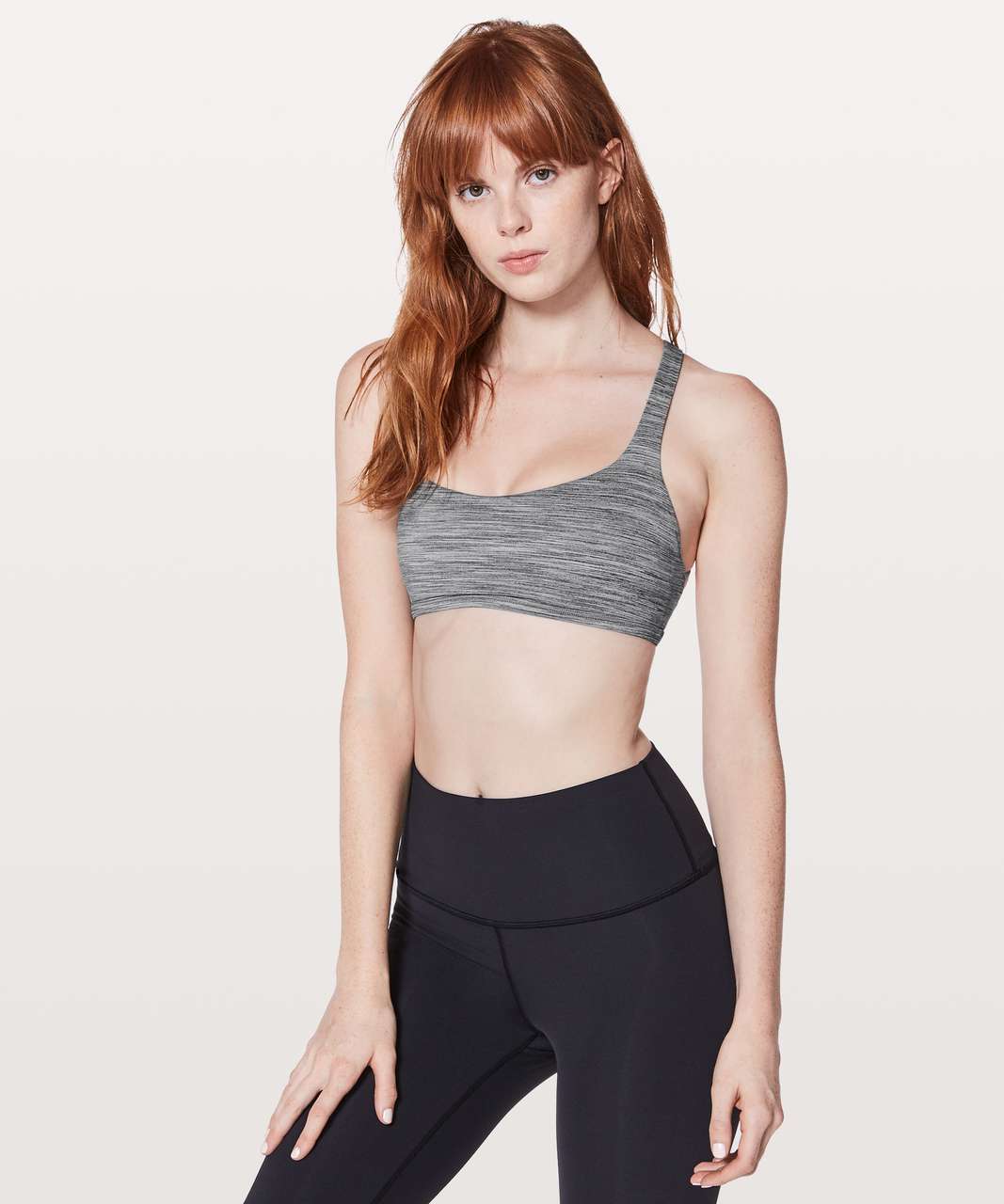 Lululemon Free To Be Bra (Wild) - Space Dye Camo Seal Grey Deep Coal / Flash Light Tone