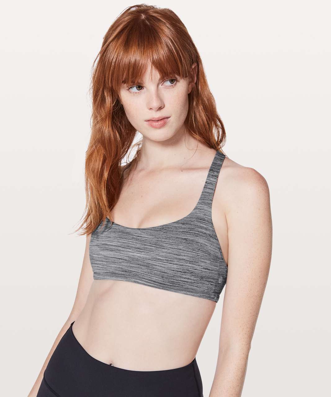 Lululemon Free To Be Bra (Wild) - Space Dye Camo Seal Grey Deep Coal / Flash Light Tone