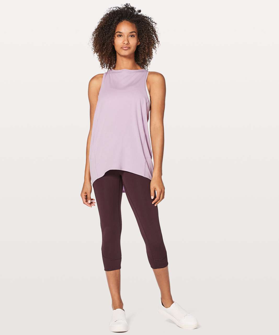 Lululemon Back In Action Tank - Lilac Quartz