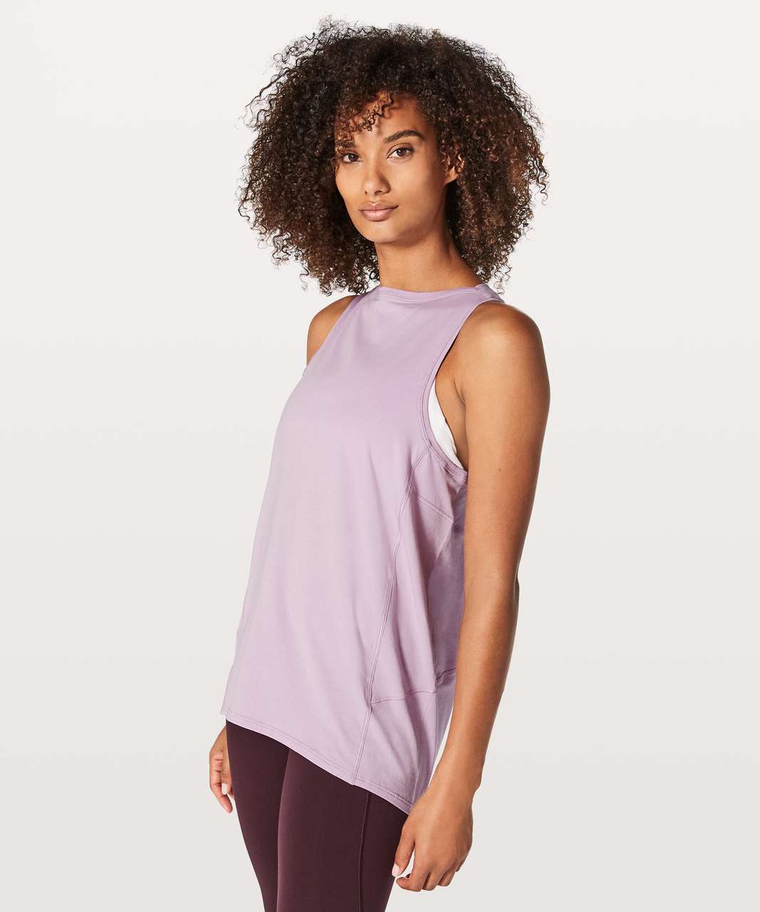 Lululemon Back In Action Tank - Lilac Quartz