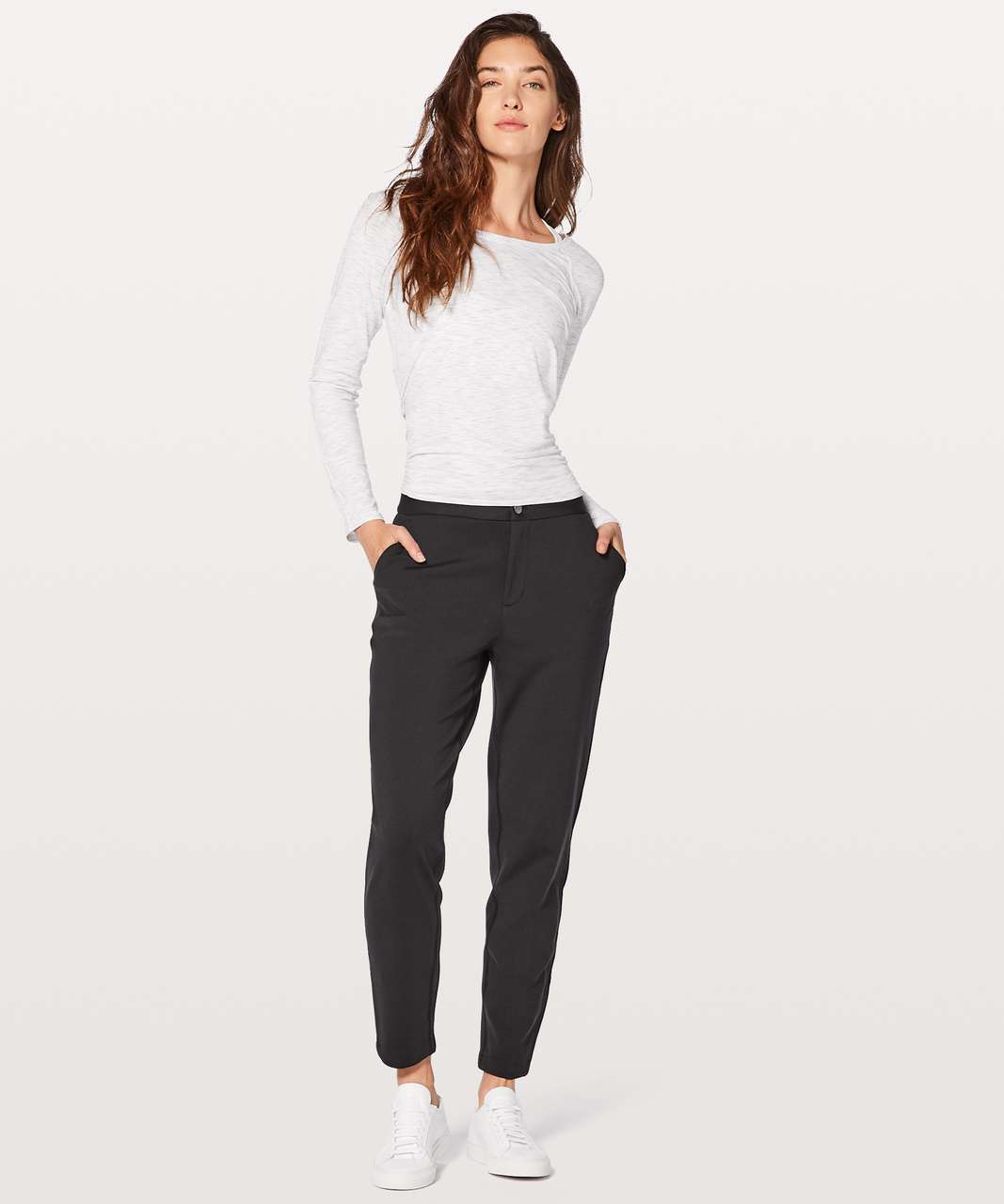 lululemon athletica, Pants & Jumpsuits, Lululemon City Trek Trouser Ponte  In Black Pant