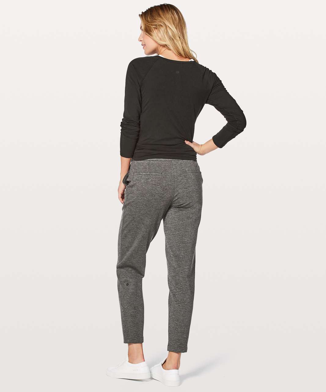 Lululemon City Trek Trouser II Heathered Black Size 2 EUC