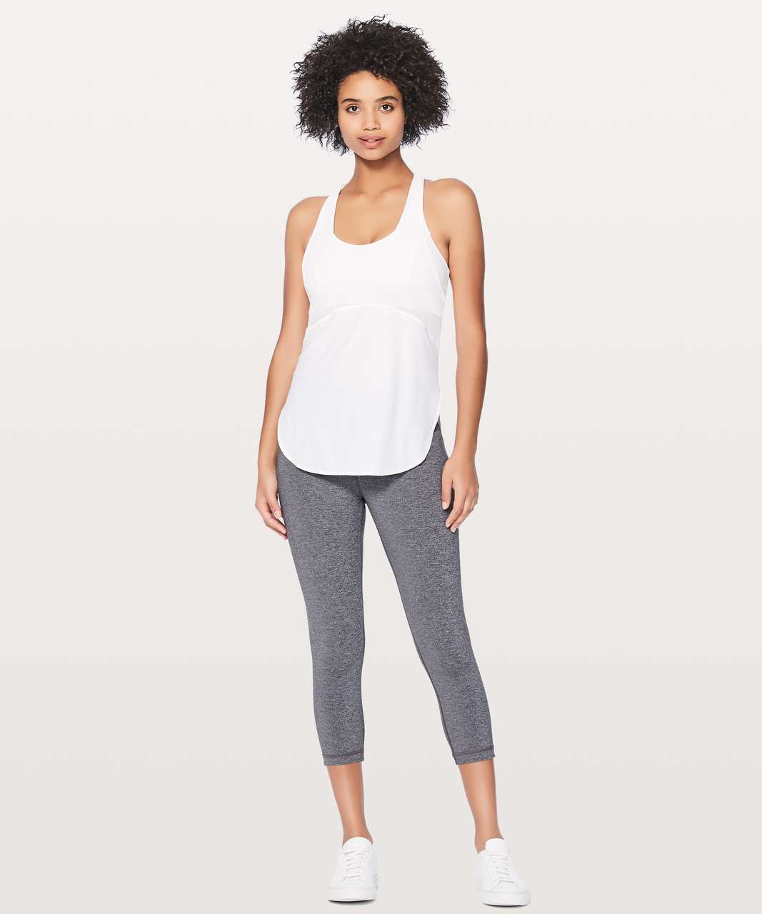 Lululemon Twist Around Tank *Light Support For C/D Cup - White