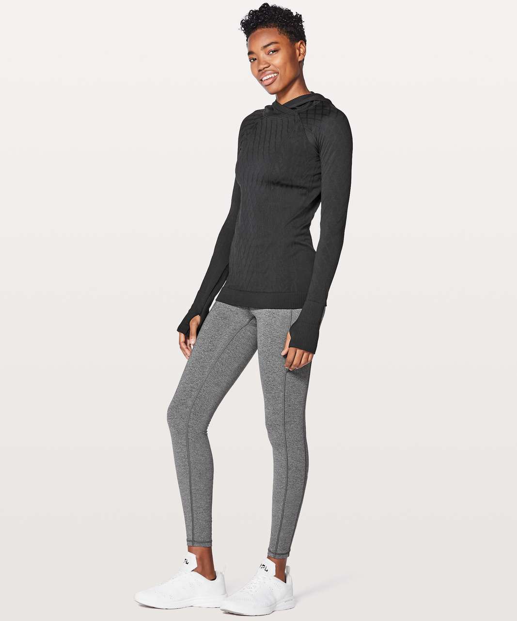 Lululemon Rest Less Hoodie - Black / Black (Second Release) - lulu fanatics