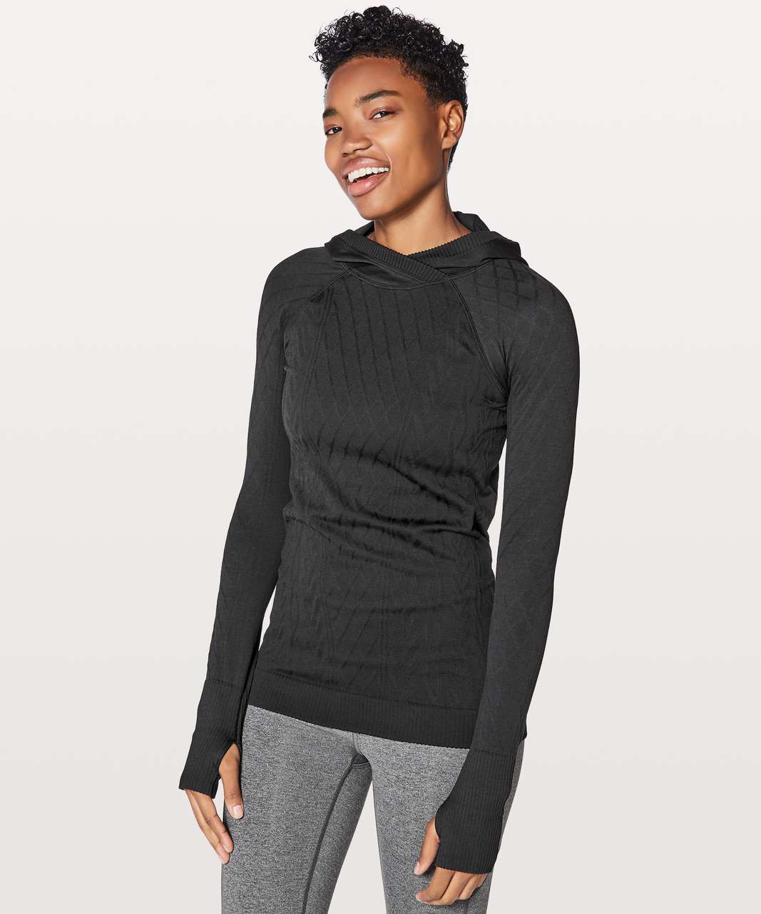 Lululemon Rest Less Hoodie - Black / Black (Second Release)