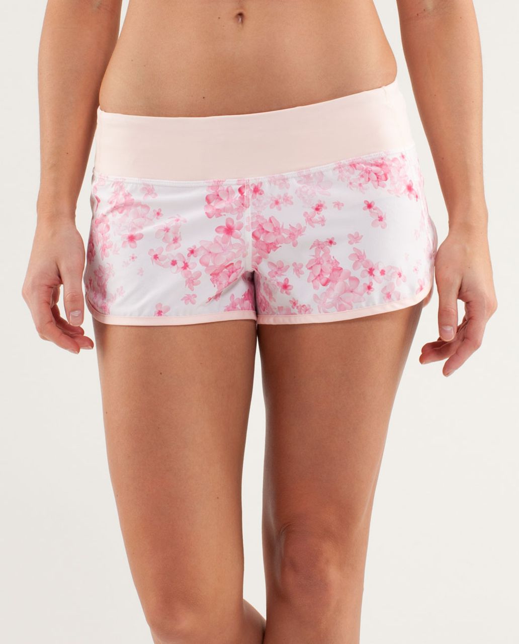 Lululemon Run:  Speed Short - Frangipani Parfait Pink / Parfait Pink