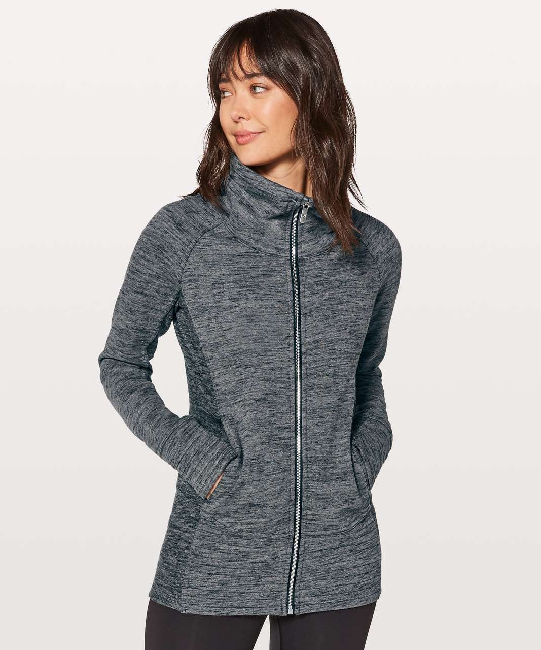 Lululemon Radiant Jacket II - Heathered Core Dark Grey (First