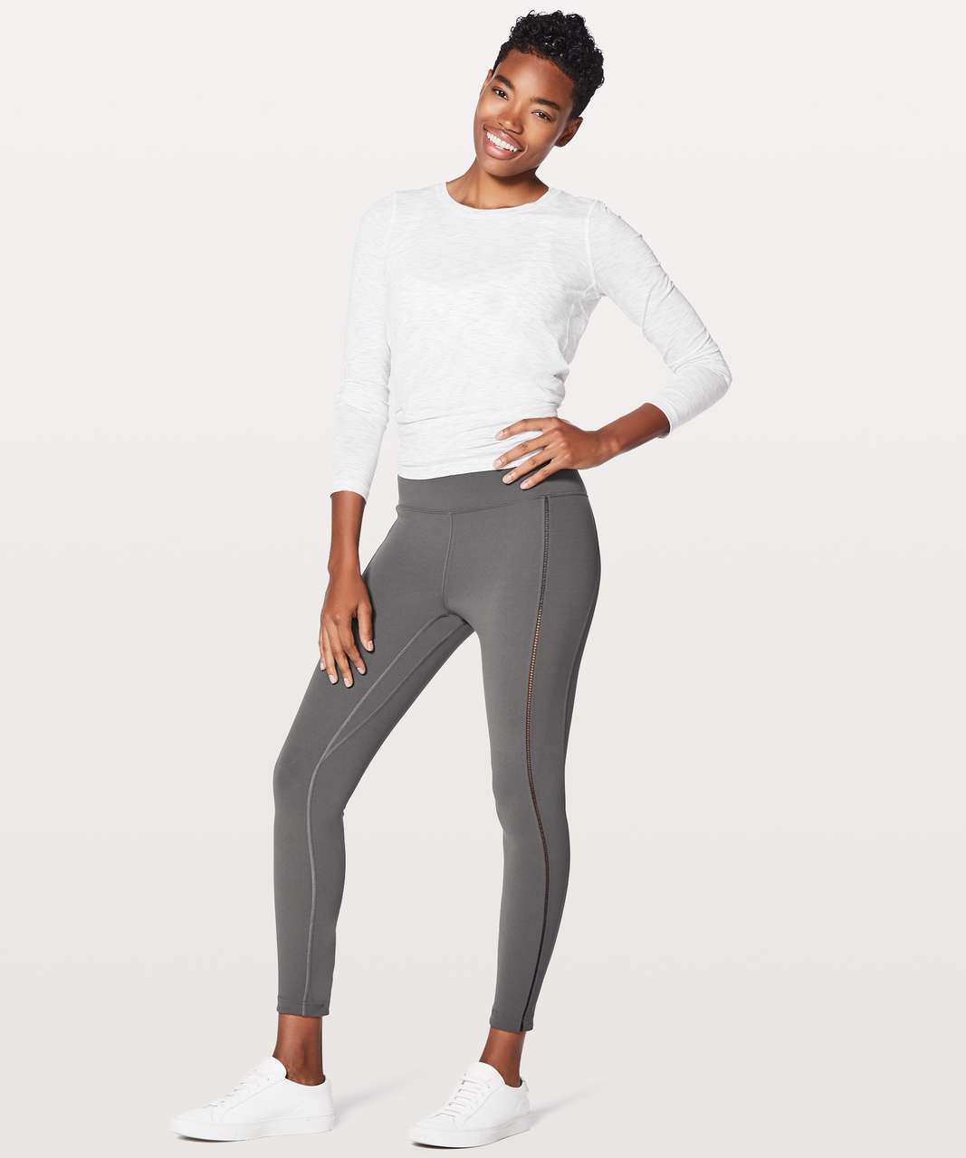 Lululemon Create Your Calm 7/8 Tight 25 - Dark Shadow - lulu fanatics