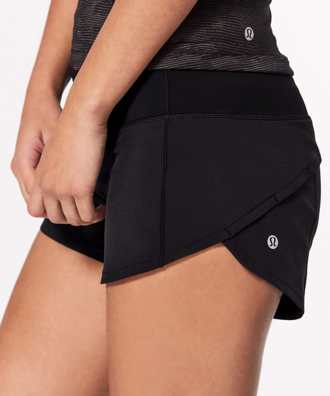 Lululemon Speed Up Short Trail 2.5 - Black - lulu fanatics