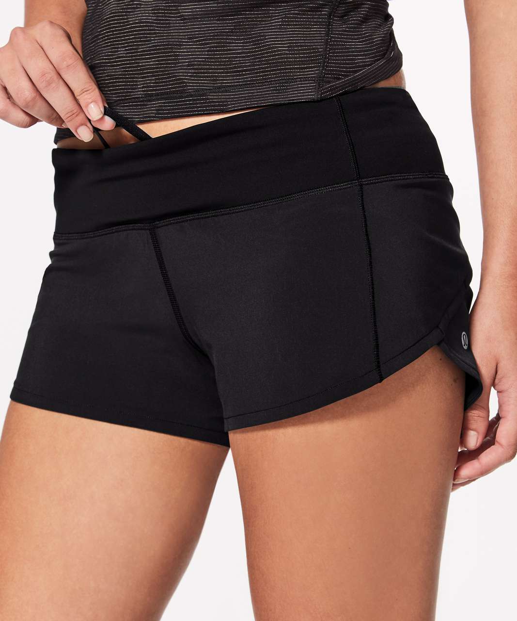 Lululemon Speed Up Short *2.5 - Black - lulu fanatics