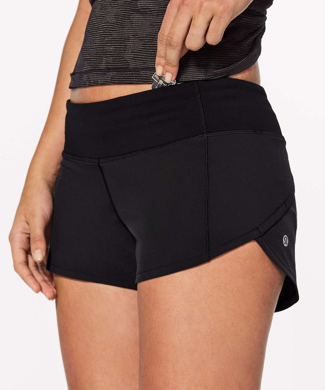 Lululemon Speed Up Short Trail 2.5" - Black