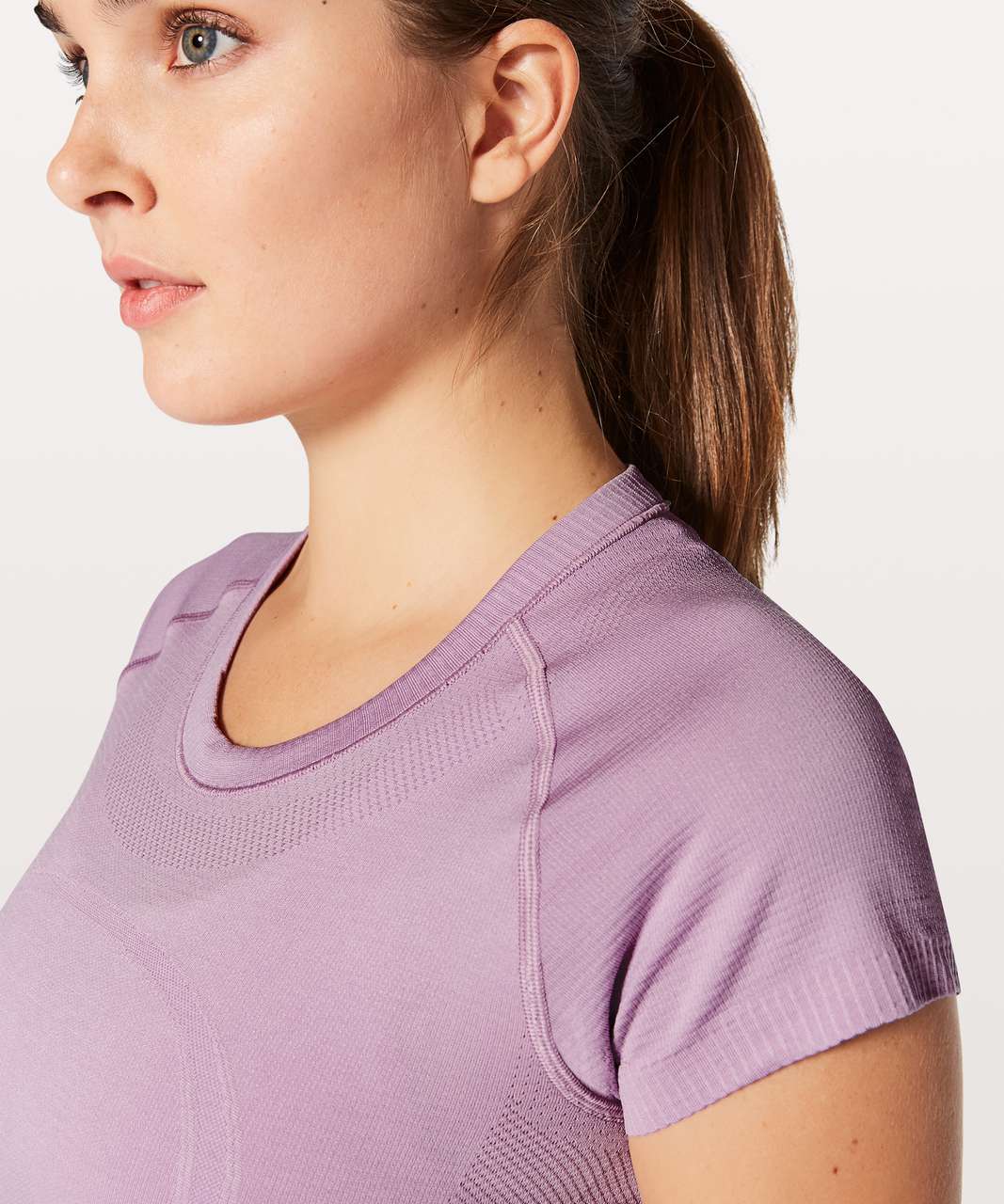 Lululemon Swiftly Tech Short Sleeve Crew - Lilac Quartz / Lilac Quartz