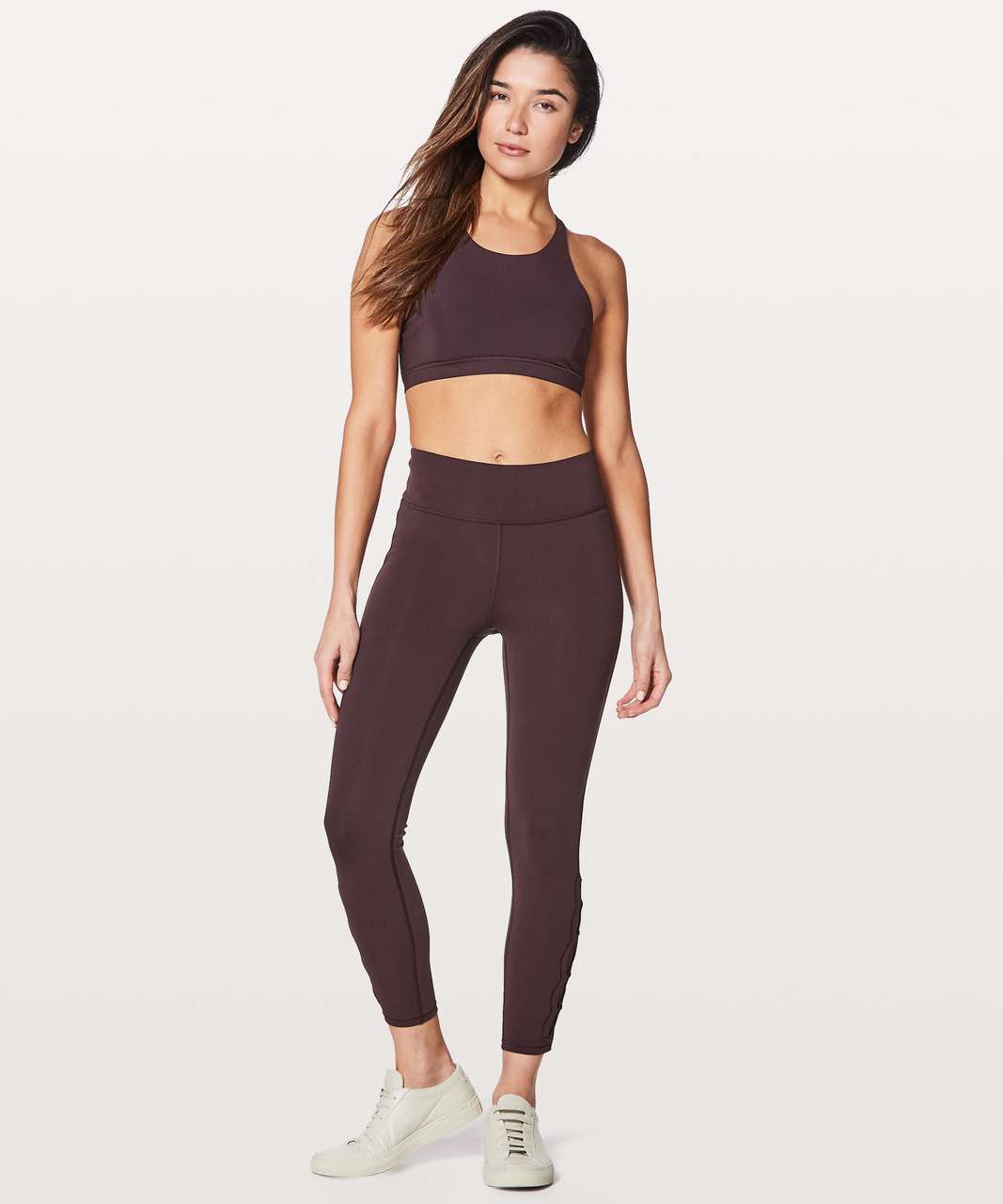 lululemon athletica, Pants & Jumpsuits, Lululemon Tight Stuff Tight Wine  Berry Bon Bon Crop Ankle Leggings Size 4