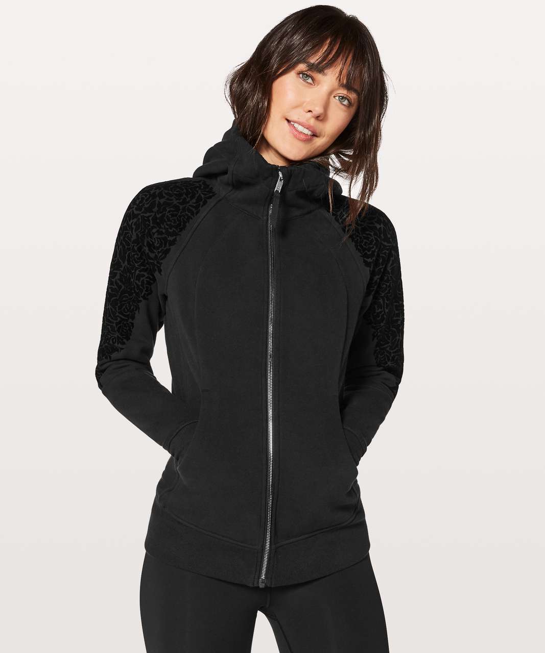 lululemon black scuba hoodie