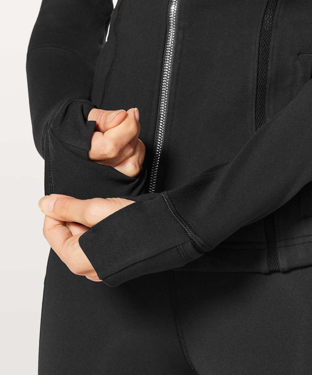 Lululemon Define Jacket Wing Mesh - Black