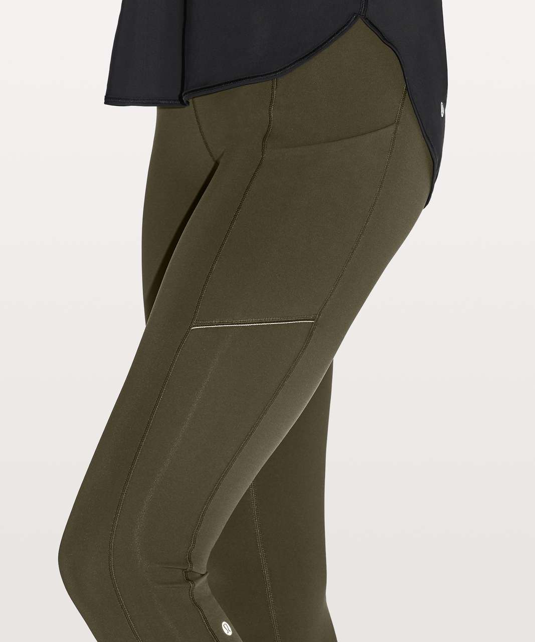 Lululemon Speed Up Tight DWR 28 - Dark Olive - lulu fanatics