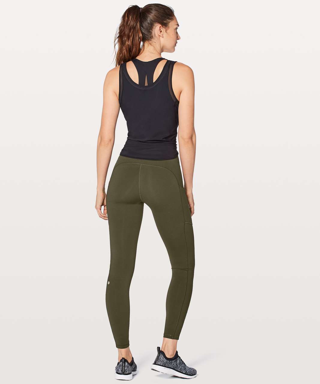 Lululemon Speed Up Tight DWR 28" - Dark Olive