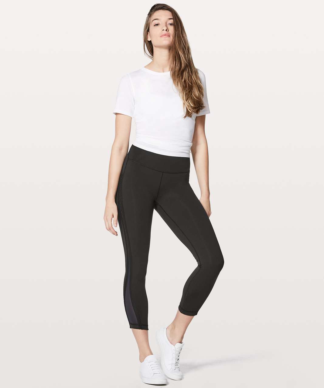 Awaken 7/8 ribbed Leggings in Black