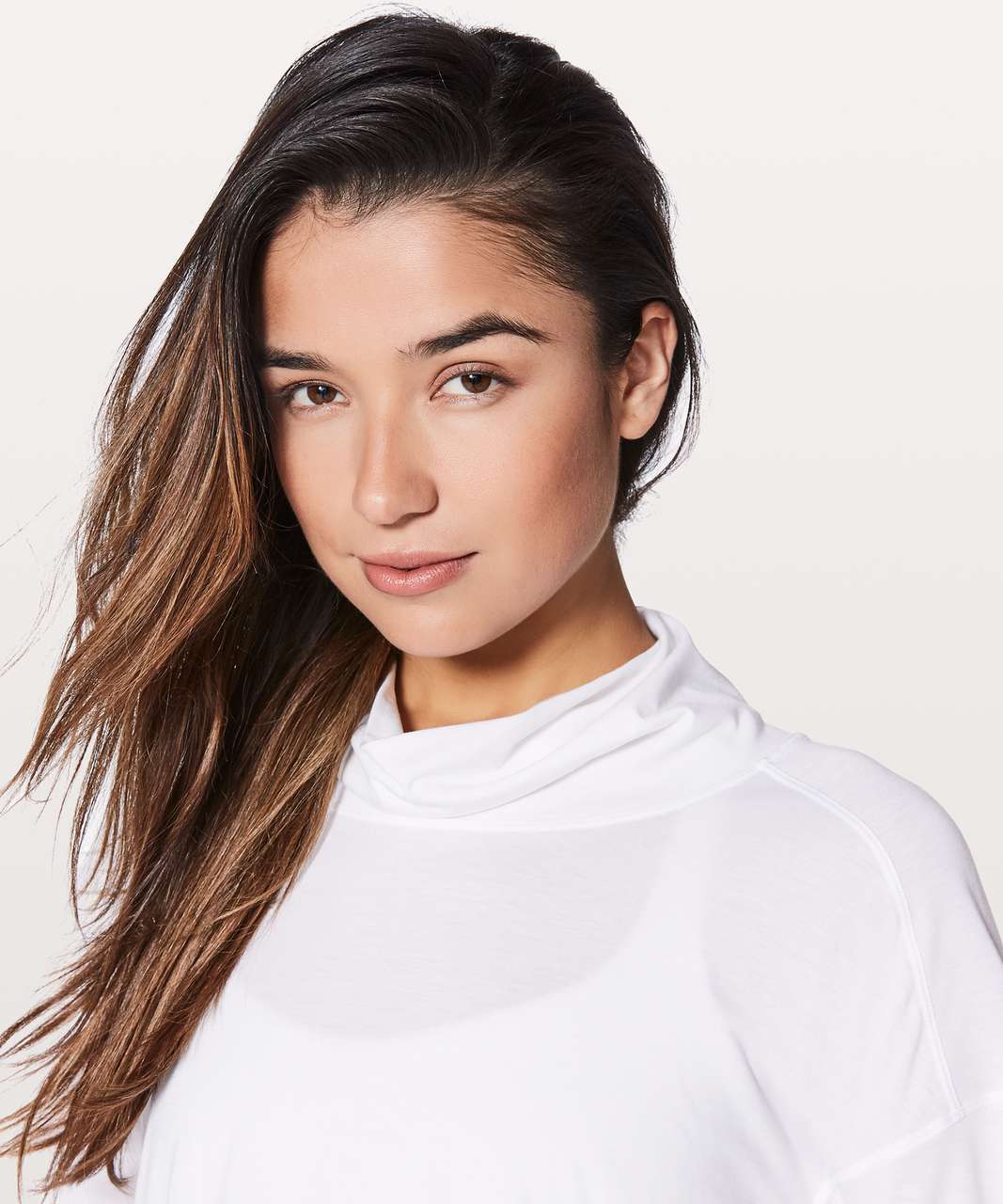 Lululemon See You In Savasana Long Sleeve - Heathered White - lulu fanatics