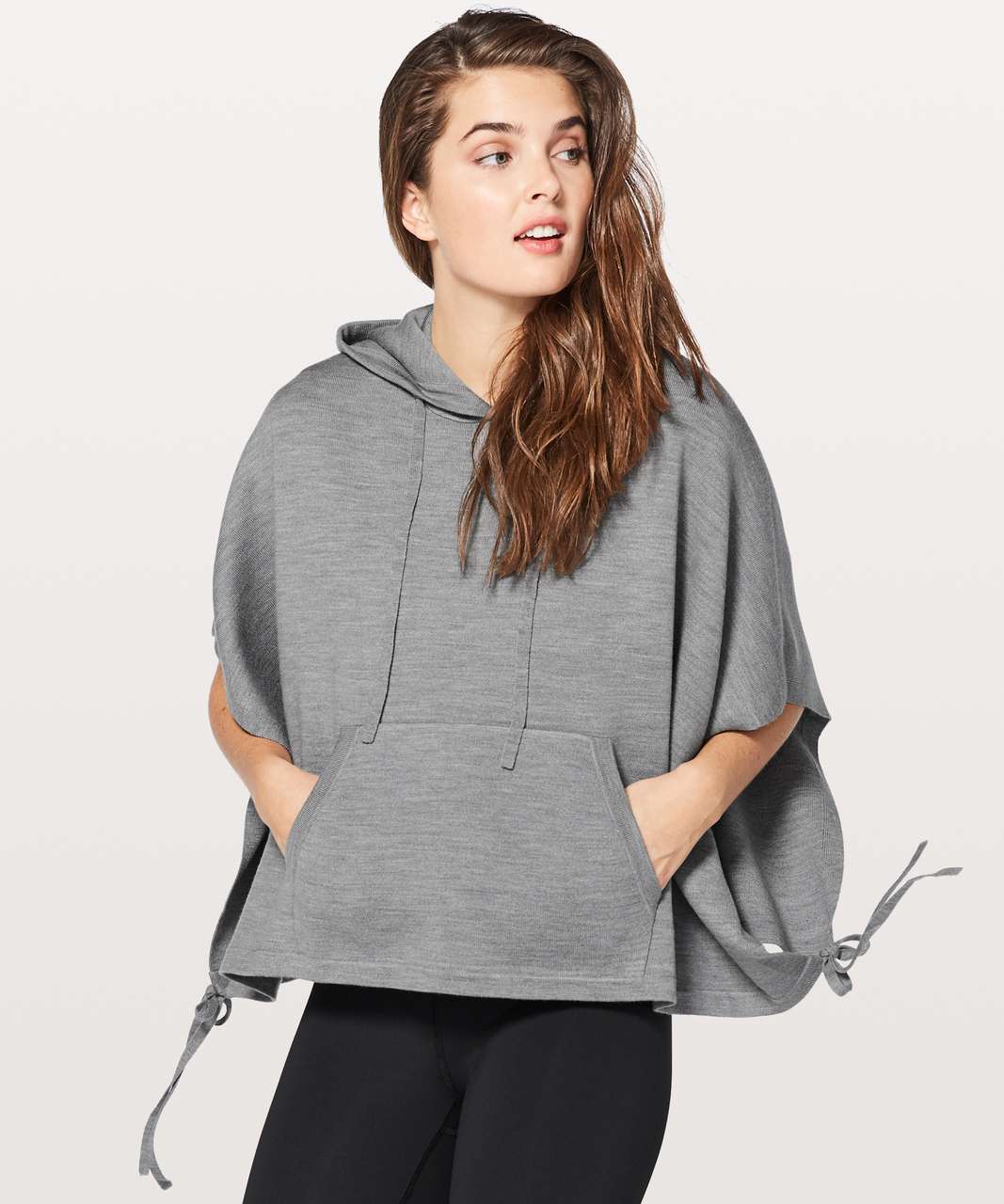 Lululemon On The Go Poncho - Heathered Core Medium Grey - lulu