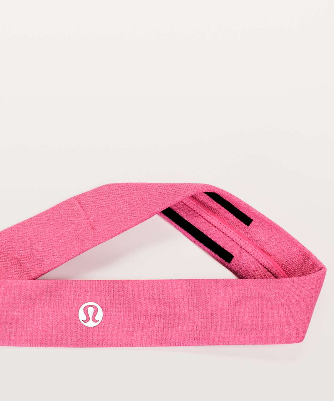 Lululemon Cardio Cross Trainer Headband - Neon Pink / White
