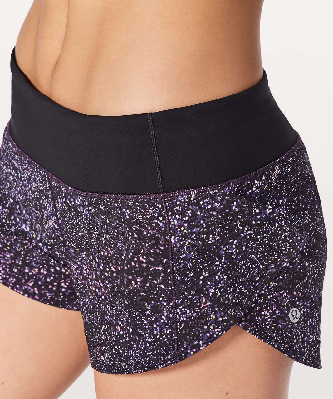 Lululemon Speed Up Short 2.5" - Crystalline Multi / Black