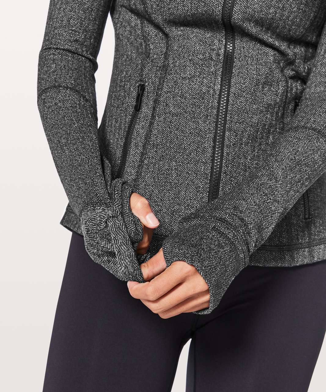 Lululemon Define Jacket - Heathered Herringbone Heathered Slate Black -  lulu fanatics