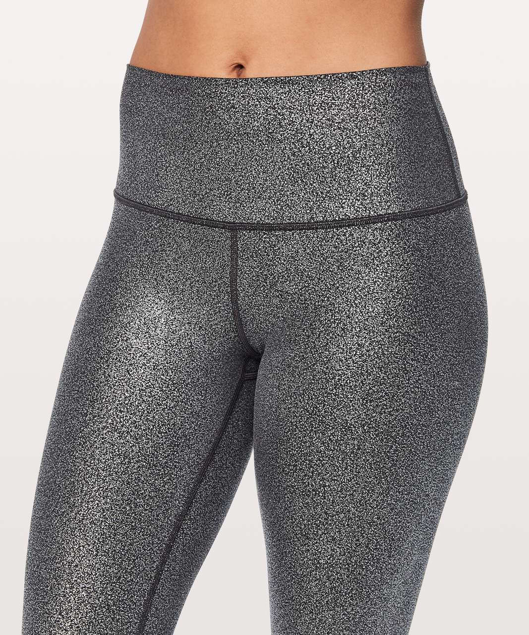 Lululemon Wunder Under High-Rise Tight *Foil 28 - Luminosity Foil Print  Black Black - lulu fanatics