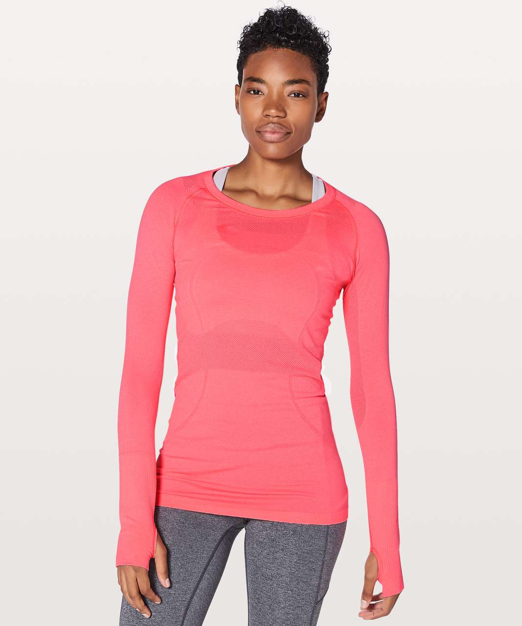 lululemon swiftly tech long sleeve pink