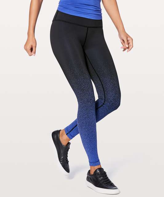 Lululemon Wunder Under High-Rise Tight* Flocked 28 - Black / Scatter  Floral Black Black - lulu fanatics