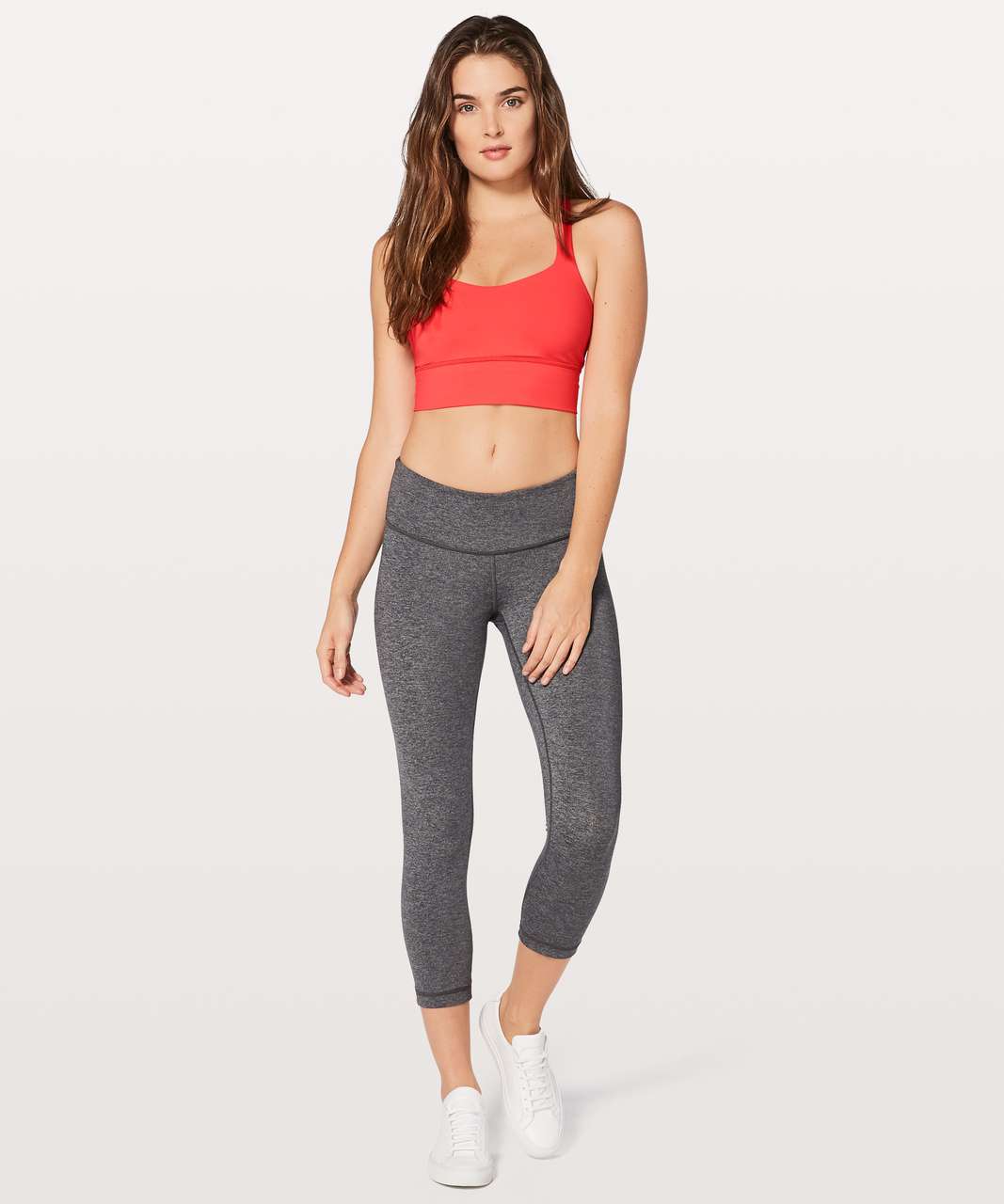 Lululemon Free To Be Bra Long Line - Vivid Flame