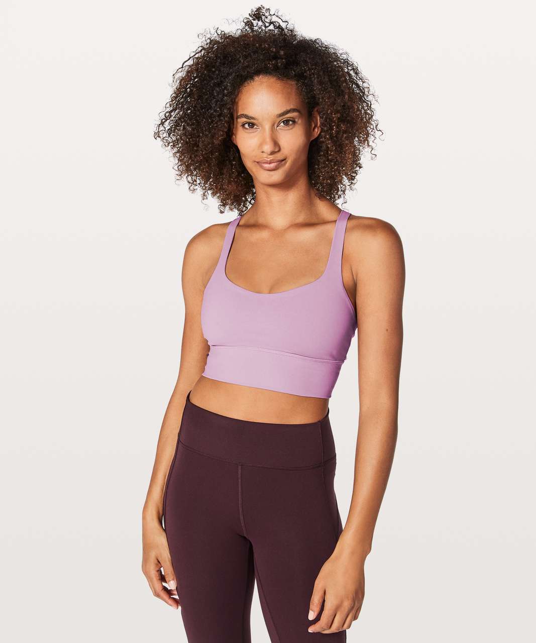 Lululemon Free To Be Bra Long Line - Lilac Quartz