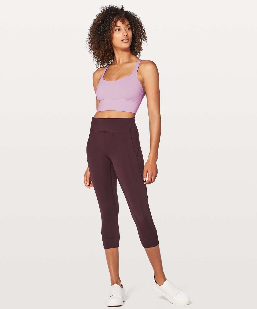 Lululemon Free To Be Bra Long Line - Lilac Quartz