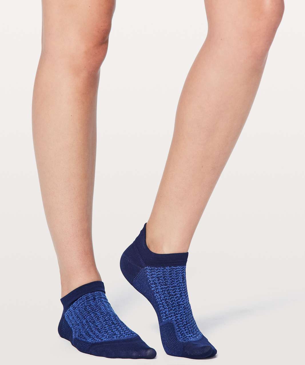 Lululemon Light Speed Sock Silver - Hero Blue / Blazer Blue