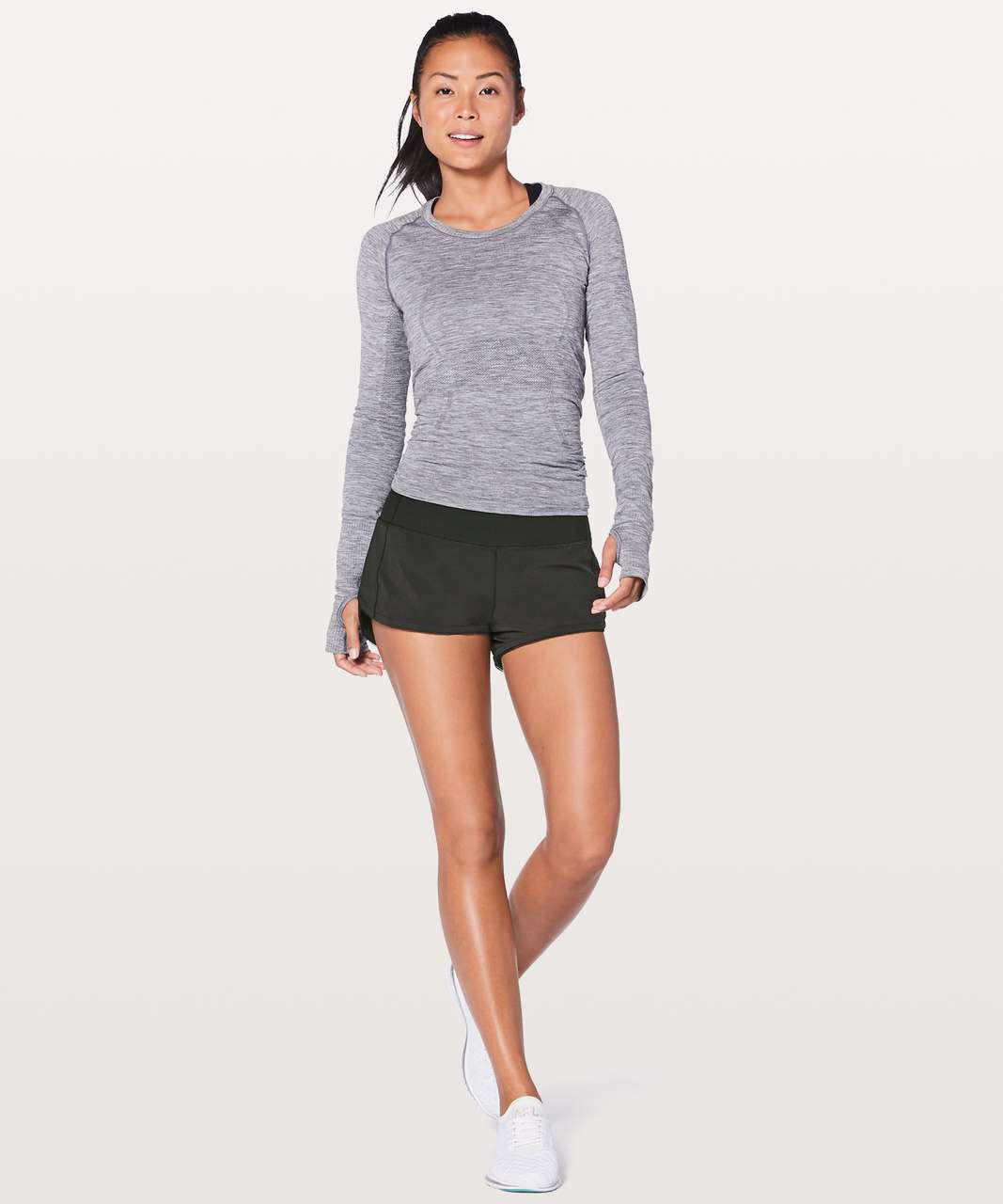 Lululemon Speed Up Short *Awaken 2.5 - Black - lulu fanatics